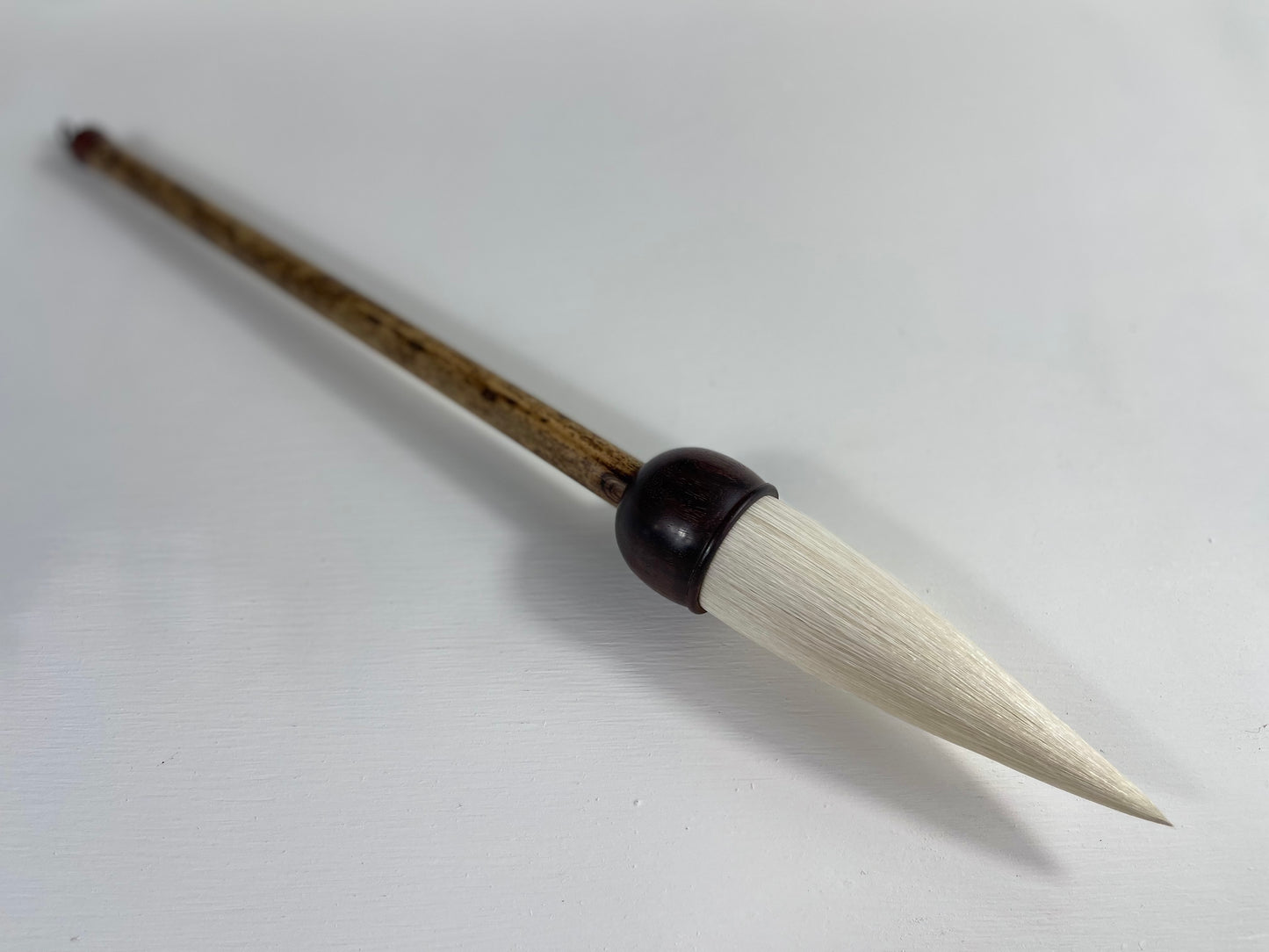 Mottled Bamboo, White Wool, Black goat hair 105mm