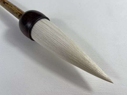 Mottled Bamboo, White Wool, Black goat hair 105mm