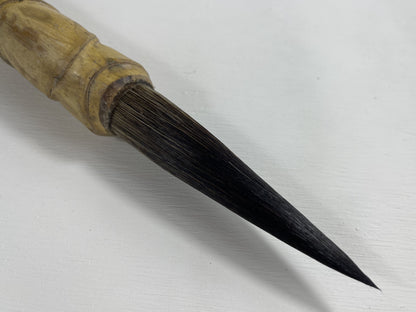 Fishpole bamboo, Black goat hair 100mm